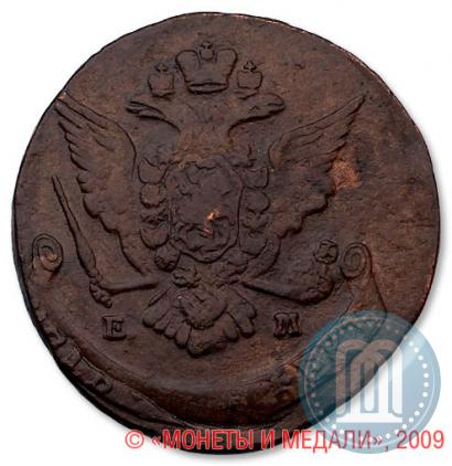 Picture 5 kopecks 1769 year ЕМ 
