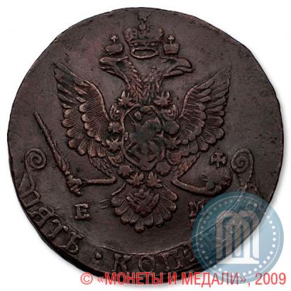 Фото 5 копеек 1780 года ЕМ 