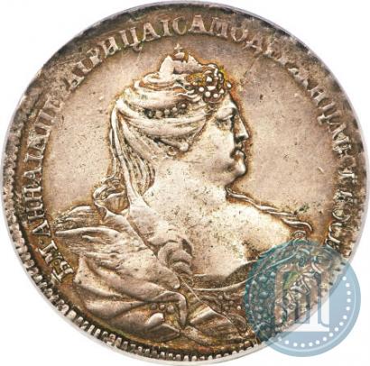 Фото Полтина 1737 года  "Московский тип"