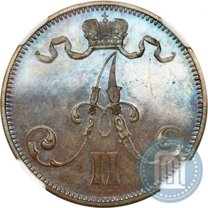 Picture 5 pennia 1873 year  