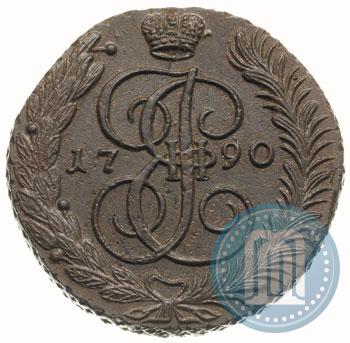 Picture 5 kopecks 1790 year АМ 