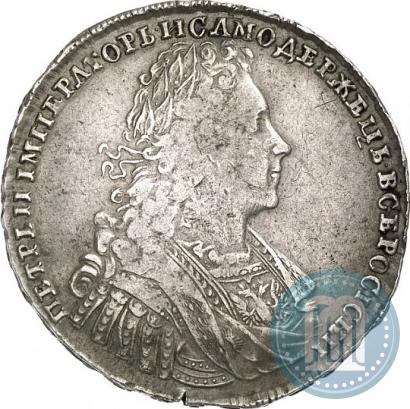 Фото 1 рубль 1729 года  "Тип 1728"
