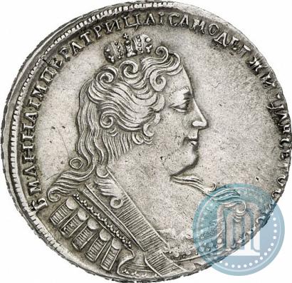 Picture 1 rouble 1733 year  