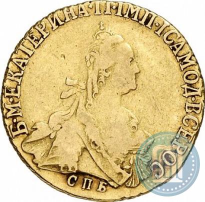 Фото 5 рублей 1773 года СПБ 
