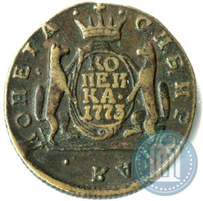 Picture 1 kopeck 1773 year КМ 