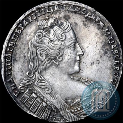 Фото 1 рубль 1733 года  