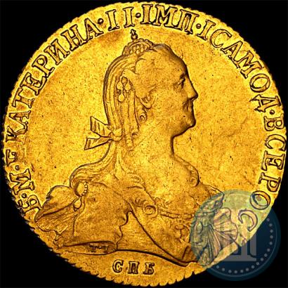 Picture 10 roubles 1775 year СПБ 