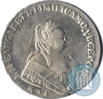 Picture 1 rouble 1751 year ММД 