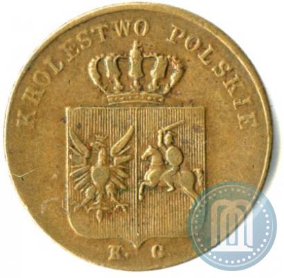 Picture 3 grosze 1831 year KG "Polish uprising"