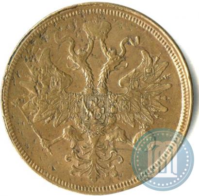 Picture 5 kopecks 1860 year ЕМ 