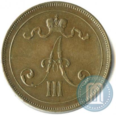 Фото 10 пенни 1890 года  