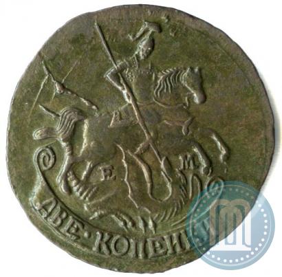 Фото 2 копейки 1796 года ЕМ 