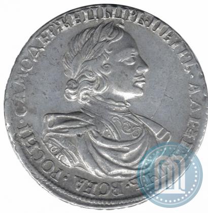 Фото 1 рубль 1719 года OK-IL-L "Портрет в латах"