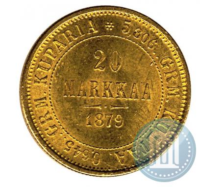Picture 20 markkaa 1879 year S 