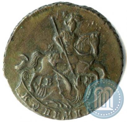 Picture 1 kopeck 1795 year ЕМ 