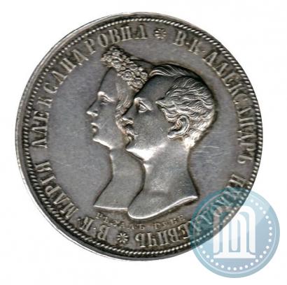 Picture 1 rouble 1841 year СПБ-НГ "In the memory of the wedding of the crown prince"