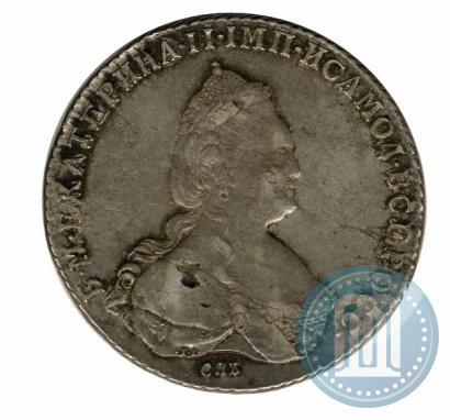 Фото 1 рубль 1787 года СПБ-ЯА 