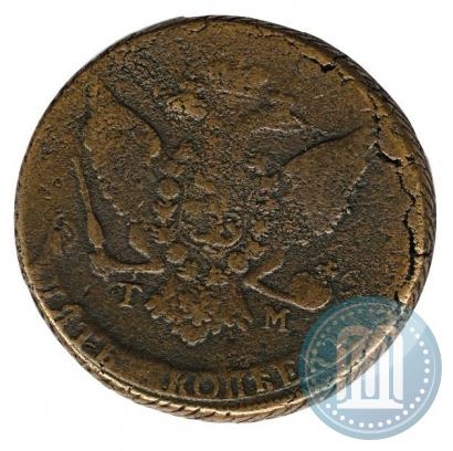 Picture 5 kopecks 1787 year ТМ 