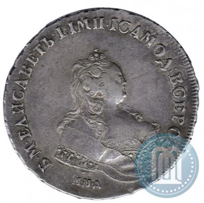 Picture 1 rouble 1743 year ММД 