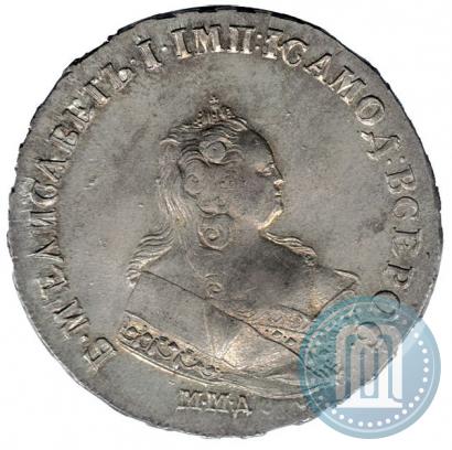 Picture 1 rouble 1743 year ММД 