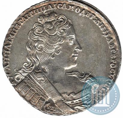 Фото 1 рубль 1733 года  