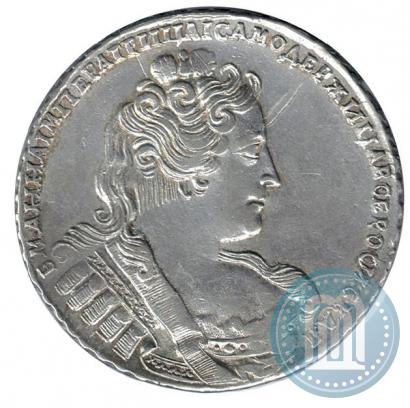 Фото 1 рубль 1733 года  