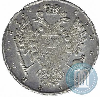 Picture 1 rouble 1734 year  "Type of 1734"