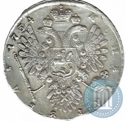 Фото 1 рубль 1734 года  "Тип 1734 года"
