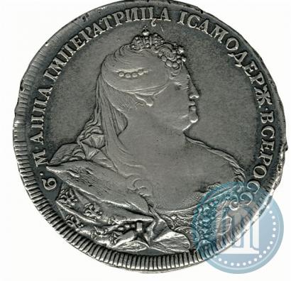Фото 1 рубль 1737 года  "Работы Гедлингера"