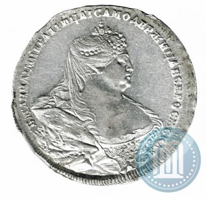 Picture 1 rouble 1737 year  "Moscow type"