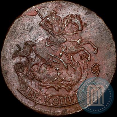 Фото 2 копейки 1766 года ММ 