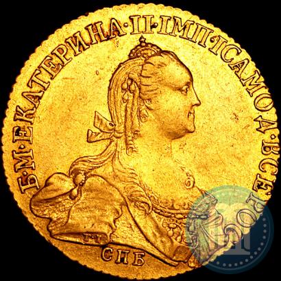 Фото 10 рублей 1774 года СПБ 