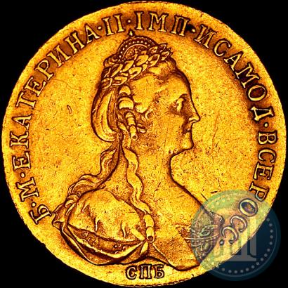 Фото 10 рублей 1780 года СПБ 