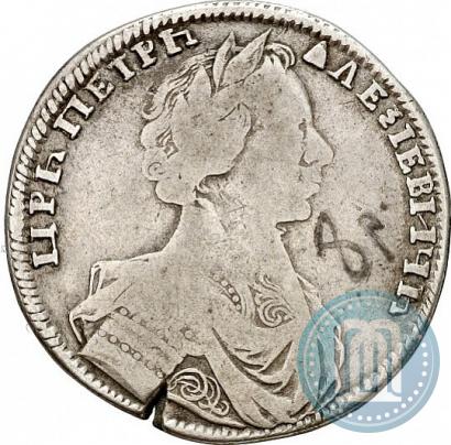 Фото Полтина 1712 года  "Портрет работы С. Гуэна"