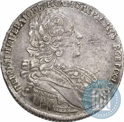 Picture Poltina 1727 year СПБ "Petersburg type"
