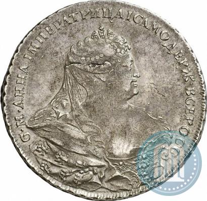 Фото 1 рубль 1737 года  "Работы Гедлингера"