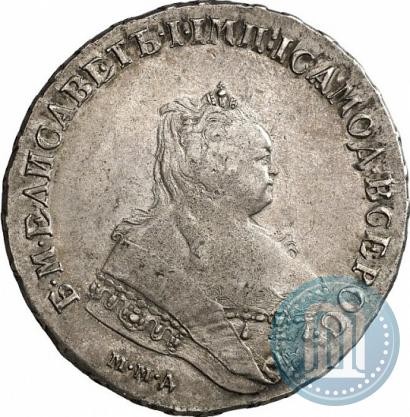 Picture 1 rouble 1745 year ММД 