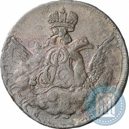 Picture 1 kopeck 1755 year  