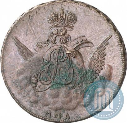 Фото 1 копейка 1755 года ММД 