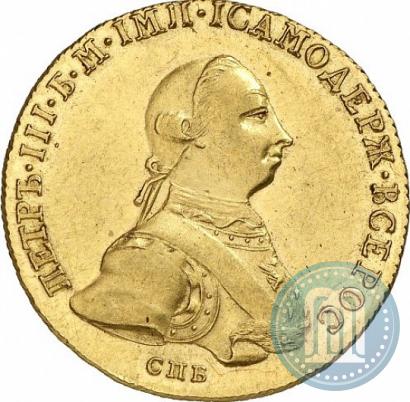 Picture 10 roubles 1762 year СПБ 