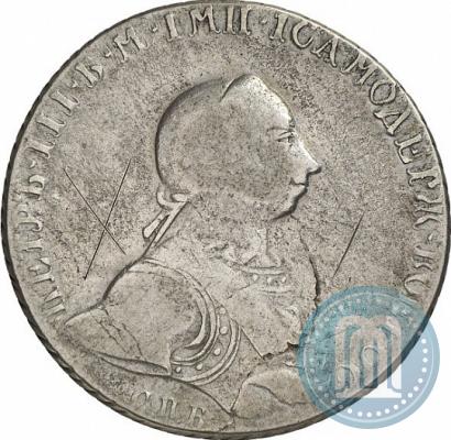 Picture 1 rouble 1762 year СПБ-НК 