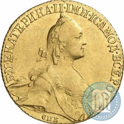 Picture 10 roubles 1766 year СПБ 