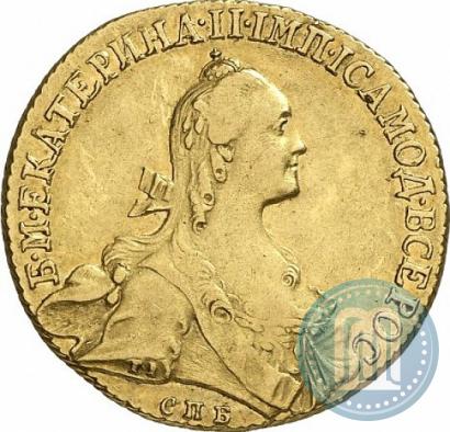 Picture 10 roubles 1766 year СПБ 