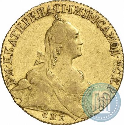 Picture 10 roubles 1768 year СПБ 