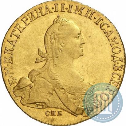 Picture 10 roubles 1776 year СПБ 