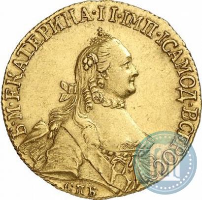 Picture 5 roubles 1764 year СПБ 