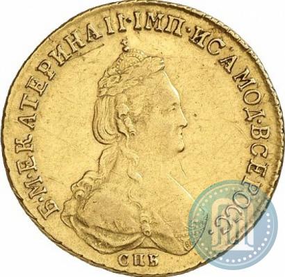 Фото 5 рублей 1785 года СПБ 