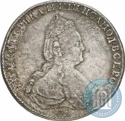 Фото 1 рубль 1786 года СПБ-ЯА 