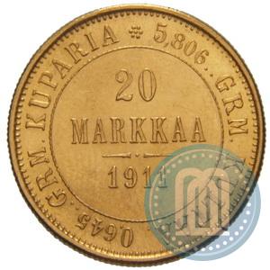 Picture 20 markkaa 1911 year L 