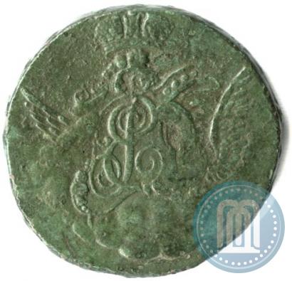 Picture 1 kopeck 1756 year  